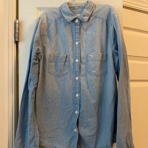 Abercrombie Kids stone wash button up shirt XL